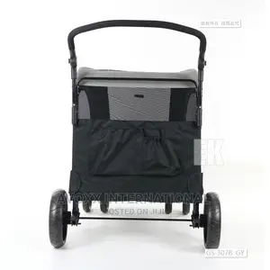 Pet Four-Wheeled Stroller Dog Trolley Cat Carts- Foldable