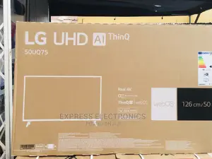 True Quality Slim Design LG 50”UQ75003 Ultra HD +Wallmount