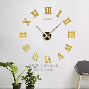 3D Wall Clock Large 100 - 120cm