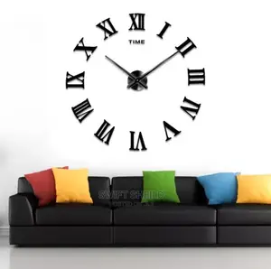 3d Wall Clock(Large Size 100 - 120cm)