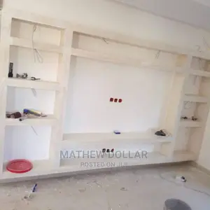 Pop Ceilings, Paintings Wall Skimming, TV Stand Decor