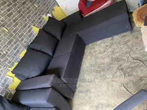 Great Black L Shaped Sofa For Sell. Free Delivery