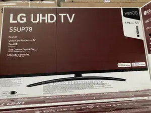 True Cinema Experience LG UHD Smart Android Tv 55”UP7800