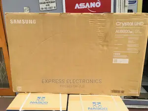 Sleek and Slim Design Samsung 50”Au8000 Ultra Hd Smart