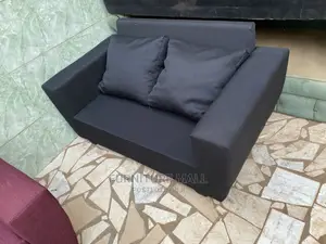 Black 2in1 Sofa For Sell. 2023 Model. Free Delivery