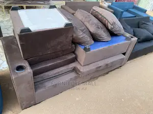 Clasic L Shaped Sofa Wit Cup Storage 2023 Model. Frii Dlv