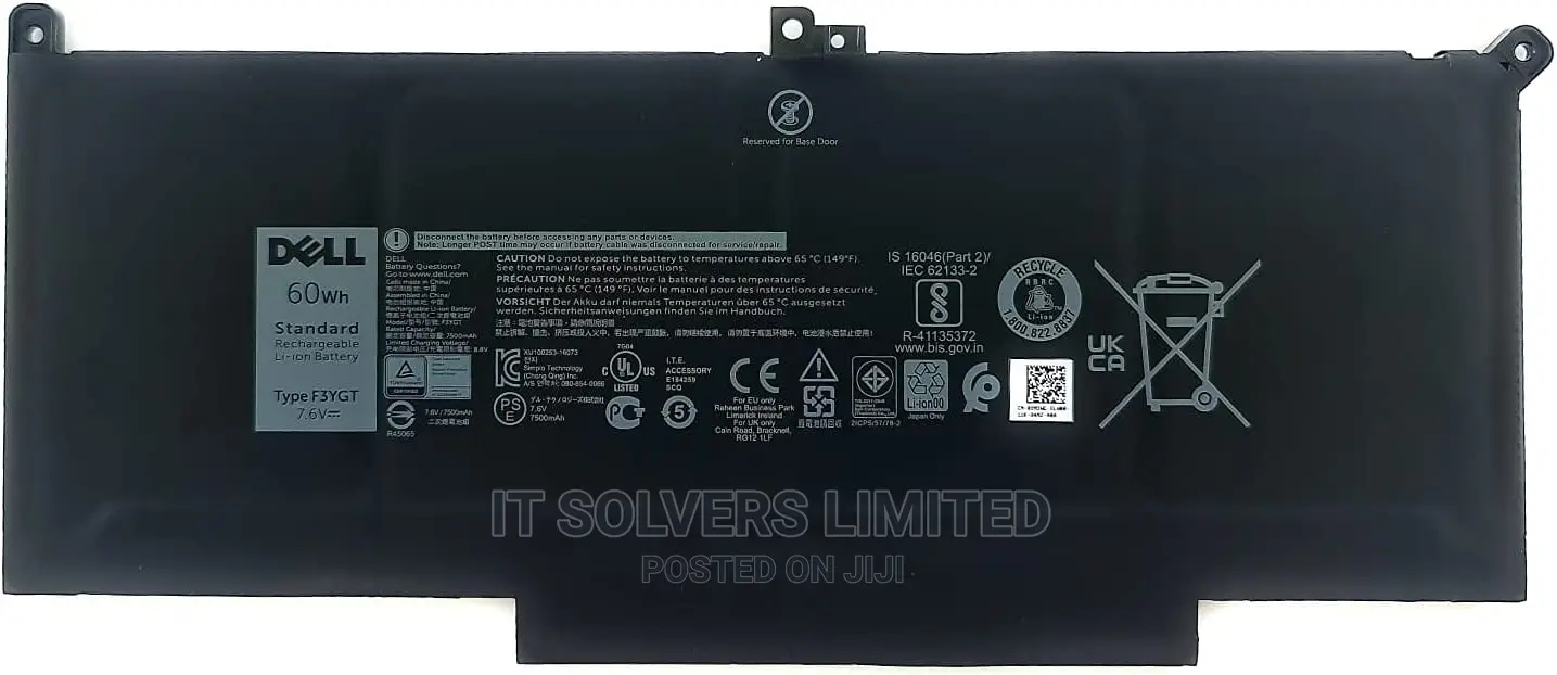 Dell F3ygt/7280 Battery
