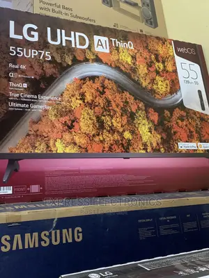 55”UHD Real Smart LG UP75003 Tv Quality Slim Design