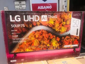 No.1slim Design LG UHD Smart 50”UP75003 +Wallmount
