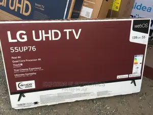 Dynamic Contrast LG 55”Up76 UHD Smart Tv Slim Design
