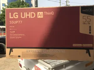 Dynamic Contrast LG 55”Up77 UHD Smart Tv +Tv Guard