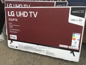 Cool Discount on 55”UHD Smart LG Up76 Tv +Wallmount