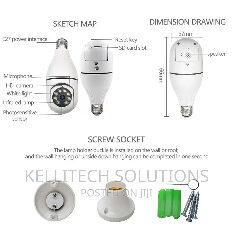 3.0MP Smart Wireless CCTV Camera