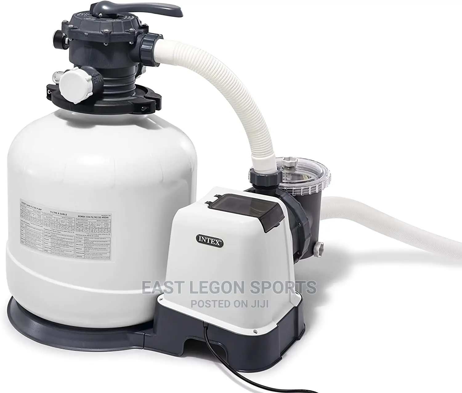Sand Filter Pump Above Pool Intex Bestway Vacuum Robot Clean