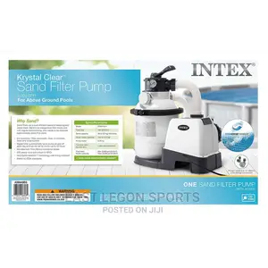 Sand Filter Pump Above Pool Intex Bestway Vacuum Robot Clean