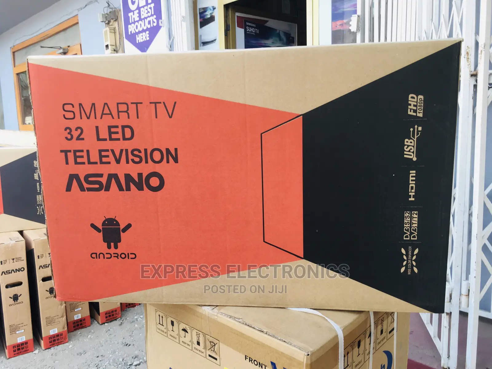 Sleek Design Asano Smart Full Hd Smart Android Tv 32”