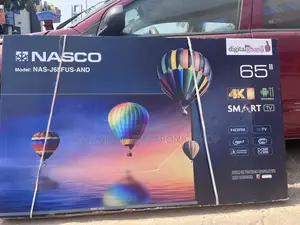 Plus Free Wall Mount Nasco 65”UHD Smart Led Tv