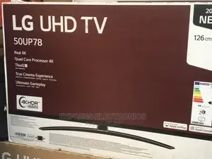 Latest Arrivals of 50”UP78 Real Smart UHD LG Tv +Mount