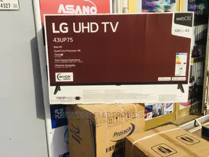 Latest Arrivals of 43”UHD Smart LG UP75 Tv +Dstv