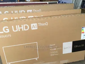 Latest Arrivals of 55”UQ75 UHD Real Experience Smart LG
