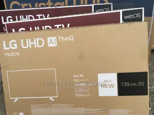 Latest Update on 55”UQ70003 LG UHD Smart Tv +Wallmount