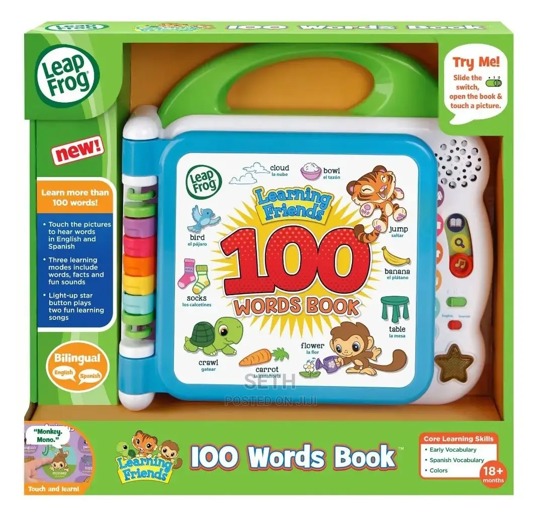 Children Kids Leapfrog Learning Friends 100 Words Book