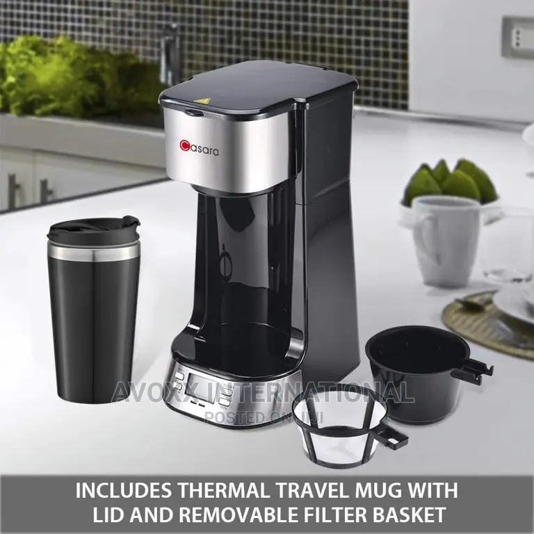 Casara Single Serve Coffee Maker-W/ Programmable LCD Display