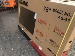 Sleek and Slim Asano 75inches Smart UHD Android Tv