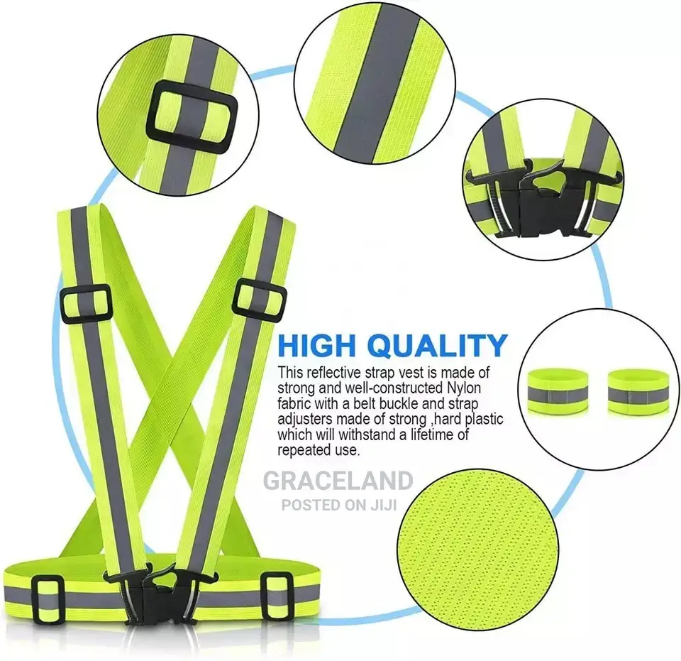 Original Reflective Vest With Reflector Bands Reflective