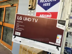 LG"43UP75 43"" Ultra HD Smart TV With Webos