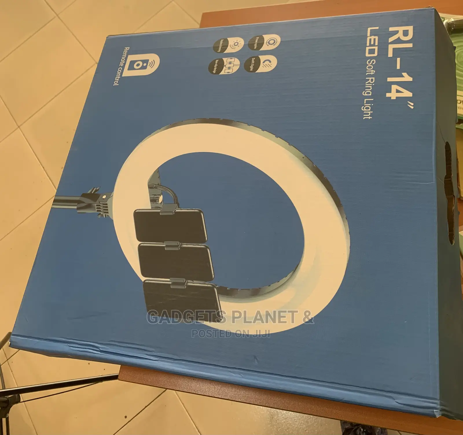 Led Fill Ring Light With Remote Cont. And Tripod Stand - 14”