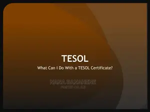 120 Hour TESOL / TEFL Certificate