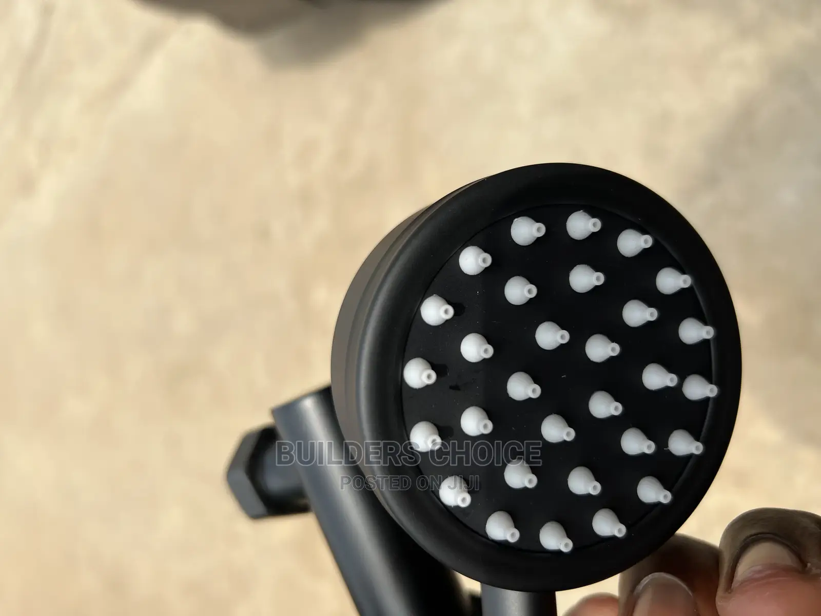 Matte Black Telephone Shower Cb