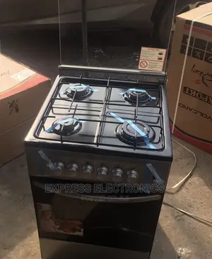 Oven Lamp Black Enamel Top Quality Volcano 4burners Gas