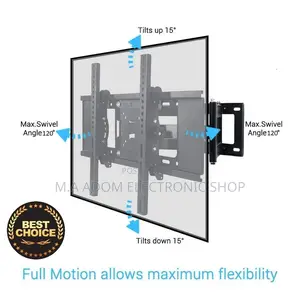 Shubh Heavy Duty Premium Dual Arm Type Wall Full Motion TV M