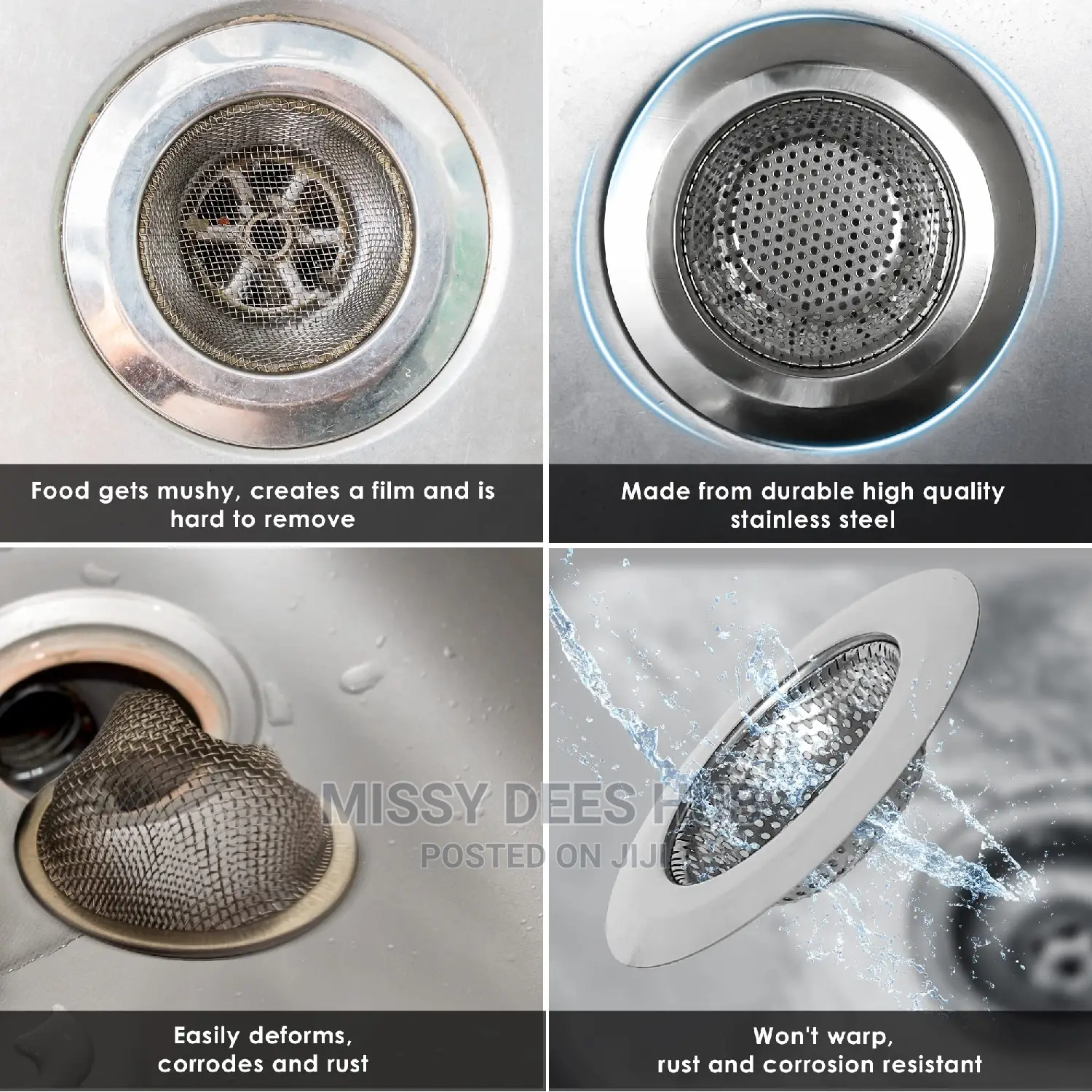 3pcs Sink Drainer