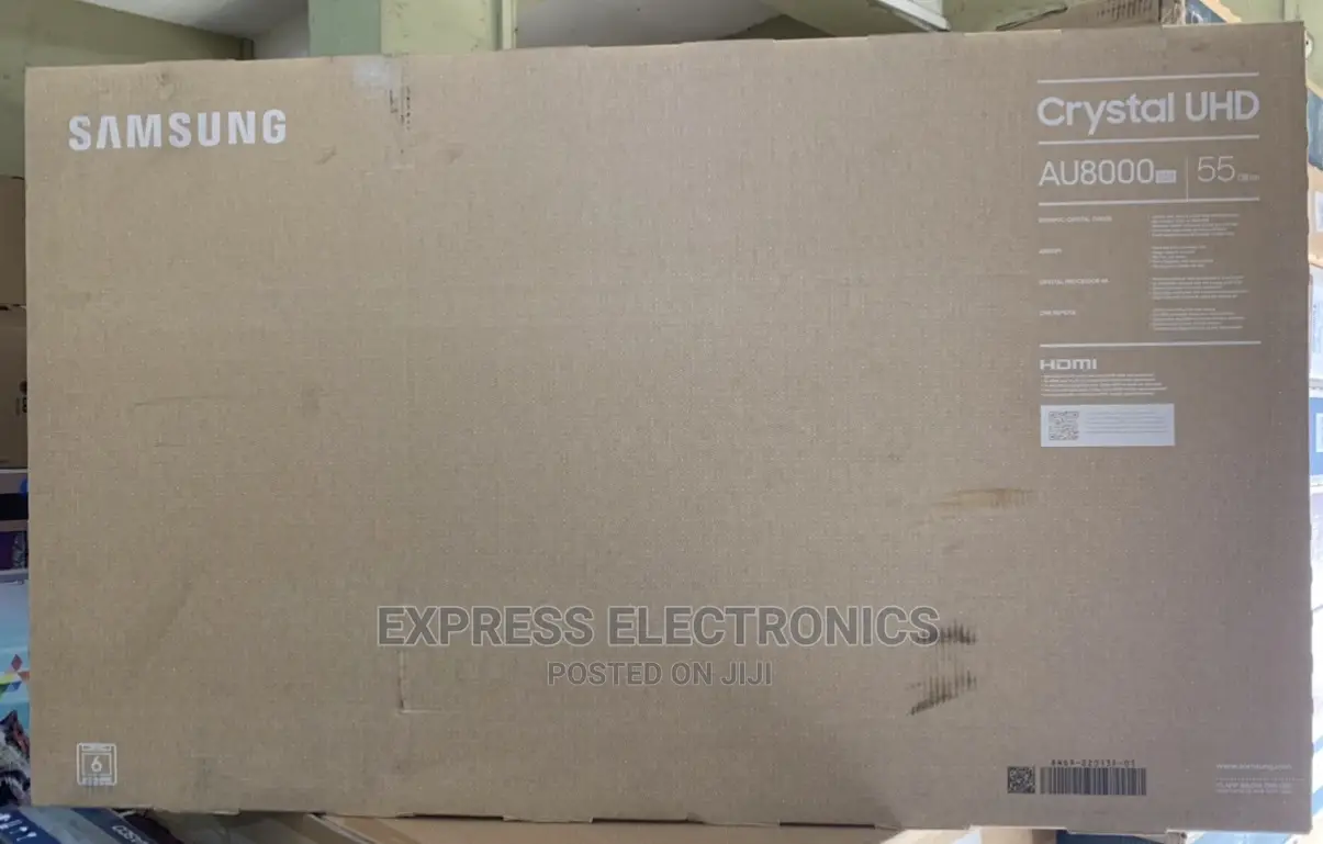 Dynamic Contrast Samsung 55”Au8000 UHD Real Smart +Dstv