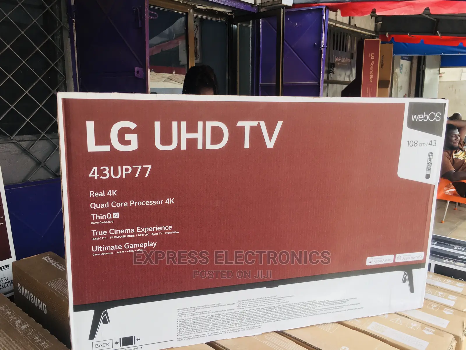 Refresh Dynamic Contrast LG 43”UHD Smart 43UP77003+Dstv
