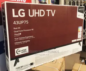 Incredible Ultra HD LG 43”Up75 Clear Picture +Dstv