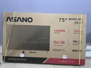 ASANO 75” UHD Bluetooth Framless Ultra Slim Led Tv