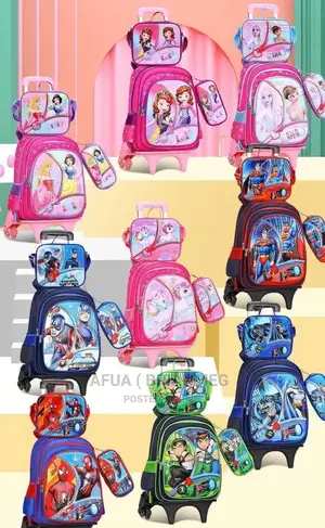 Trolley School Bags 3in1-