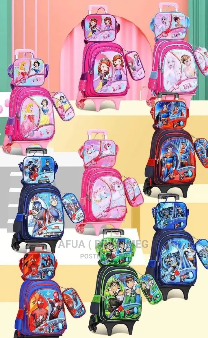 Trolley School Bags 3in1-