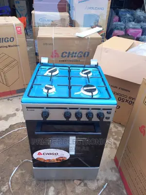 Chigo Durable 4burner Gas Cooker 50*50 With Oven and Grill