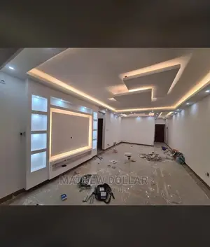 Pop Ceilings TV Stand Decor