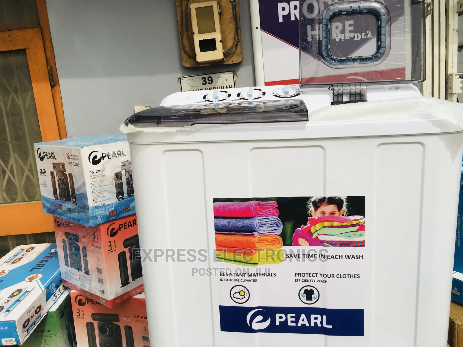 Best Sales 7kg Wash and Spin Dry Pearl Plastic Opload Washer