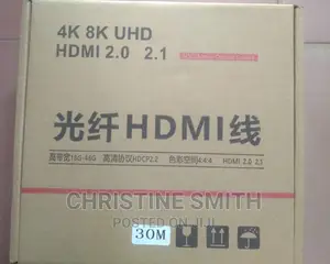 Hdmi Fiber Cable 30 Meters 