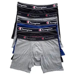 Champion Elite Boxer Briefs Large 36"-38" (5 Briefs/Pack)