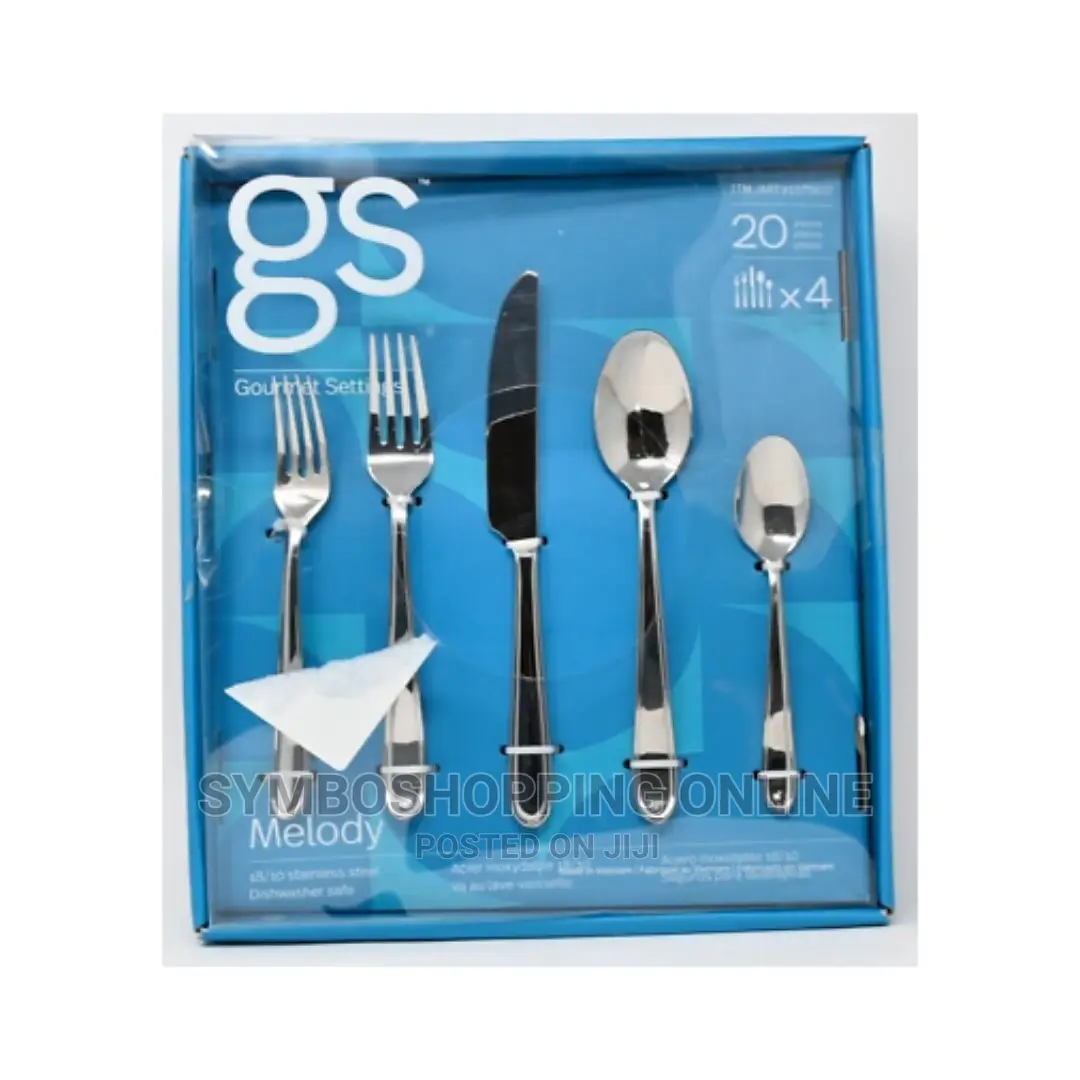 Gourmet Settings Melody Collection 20-Piece Flatware Set