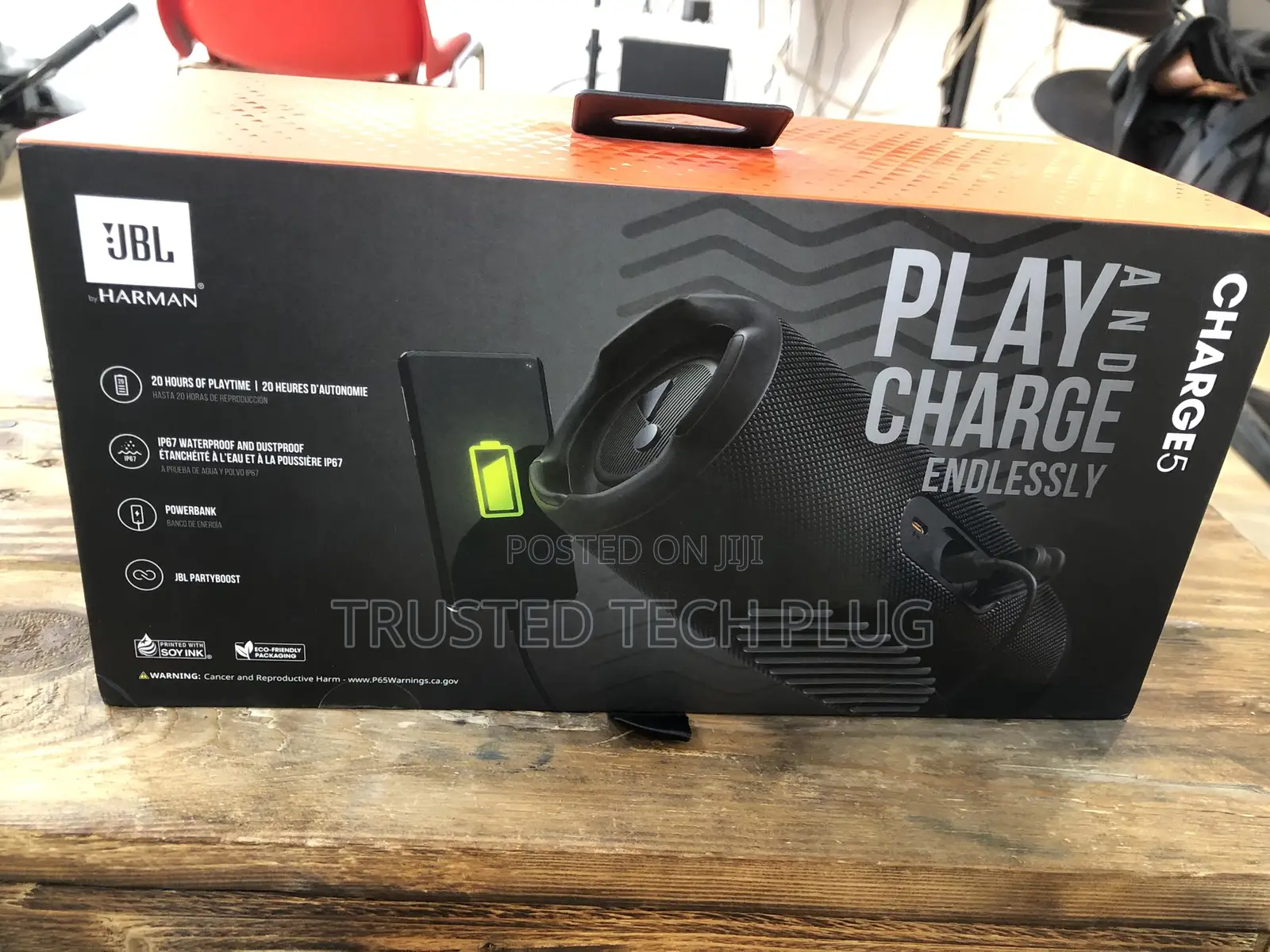 Brand New Rechargeable JBL CHARGE 5 Bluetooth Speaker 4sale