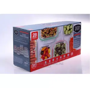 Berkley Jensen 28-Pc Glass Food Storage Containers